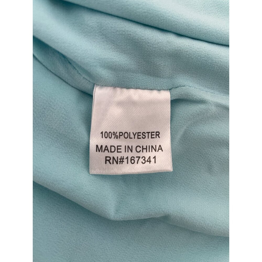 Hello Molly Fashion Icon Mini Dress Size 4 Sleeveless Tie Back Light Blue NEW - Picture 7 of 10